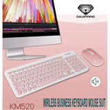 96 Keys D520 Universal Round Key Computer USB Wired Keyboard Mini Portable Ergonomical