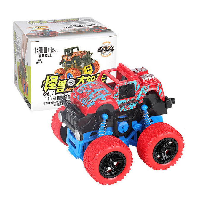 Monster Zap Super Stunt Racer Big Wheels Off-Road Jeep Car Toy