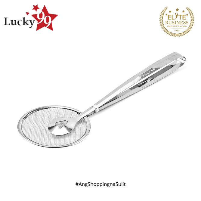 Stainless Steel Kitchen Accessories Fried Food Oil Scoop Drain Clamp Strainer