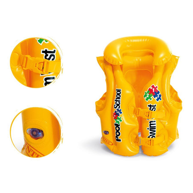 Inflatable Intex 58660 Deluxe Baby Pool School Swim Vest