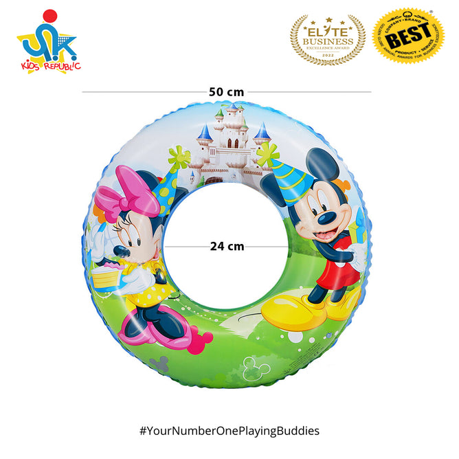 20 Inches Inflatable Cartoon Character Swim Ring Floater for Kids Boys and Girls