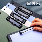A4 Waterproof Foldable Clip File Thick Cover Folder Office Supply Stationary