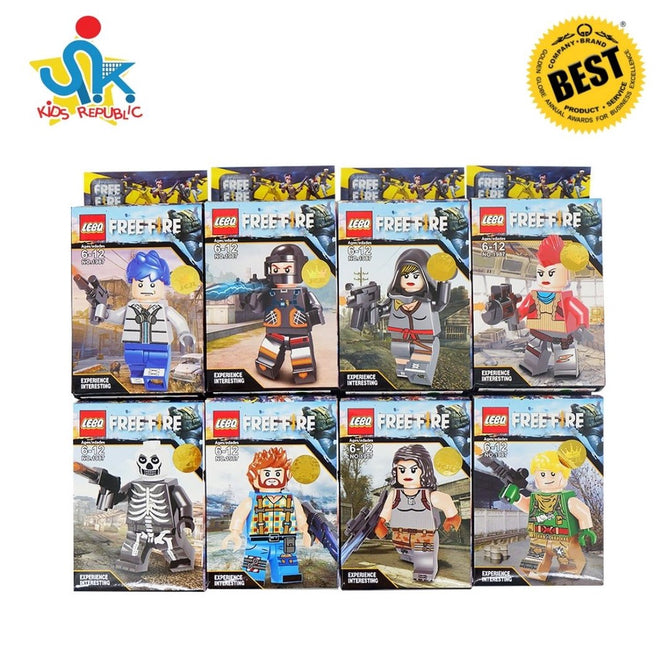 8 in 1 Heroes Assembles Mini Blocks Collectible Character Toys Gift Set for Kids