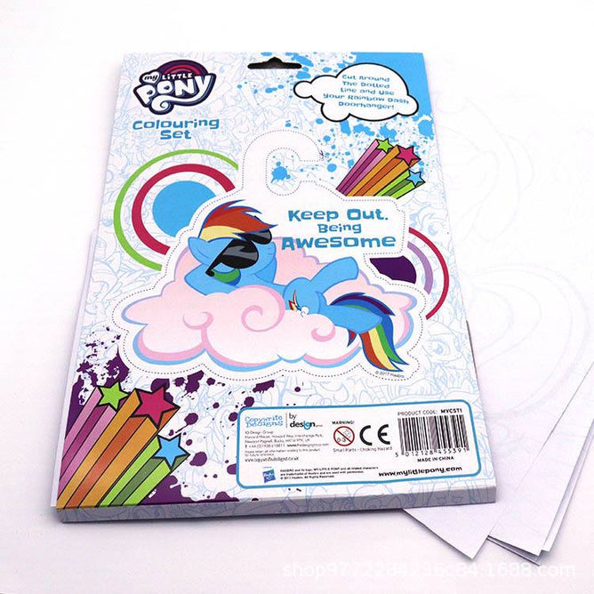 My Little Pony 8 Amazing Coloring Sheet Super Set with Stickers