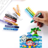 Oil Pastels 12 Colors Professional Non-toxic Kids Drawing Crayon Assorted Color for Kids