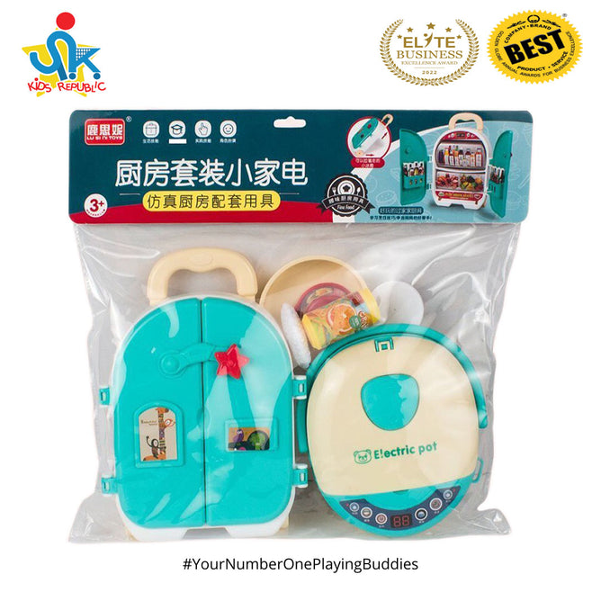 Pretend Playset Kitchen Cooking Mini Gas Range toys with Kitchen Accessories best gift for Kids