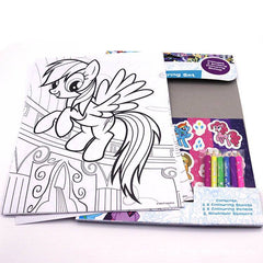 My Little Pony 8 Amazing Coloring Sheet Super Set with Stickers