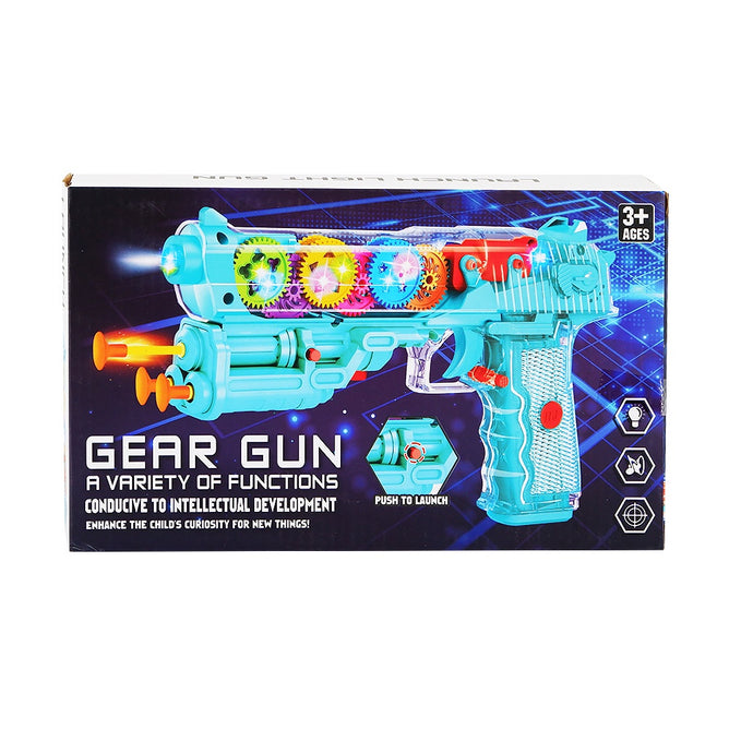 Infrared Gear Gun With Light And Sound Blaster Toys Best Gift for Kids