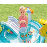 Intex 57165 Gator Inflatable Play Center for Outdoor Kiddie Swimming Pool