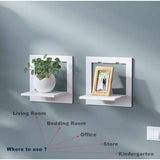 DIY Creative Clapboard Shelf Wall Hanging Decoration