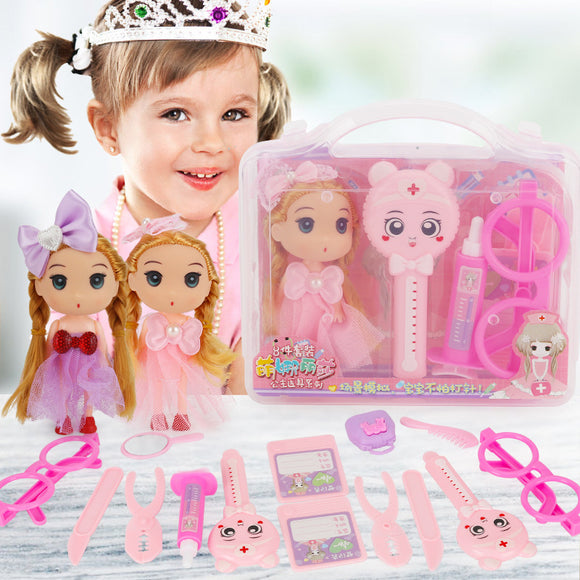 Career Handbag Pretend and Play Set with Character Doll