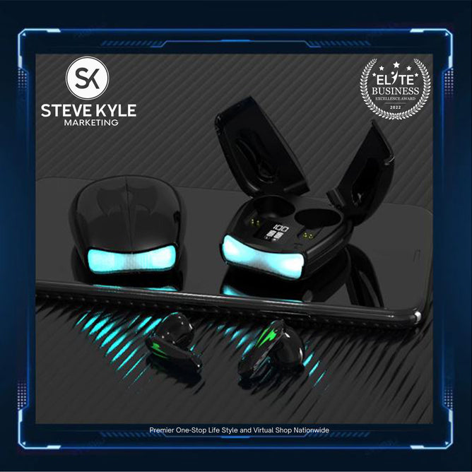 Desmond Wireless Bluetooth Waterproof Gaming Earbuds in-Ear Headphones