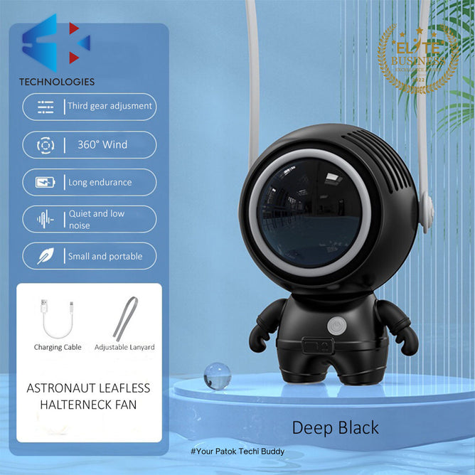 Portable Mini USB Rechargeable Astronaut Han Fan
