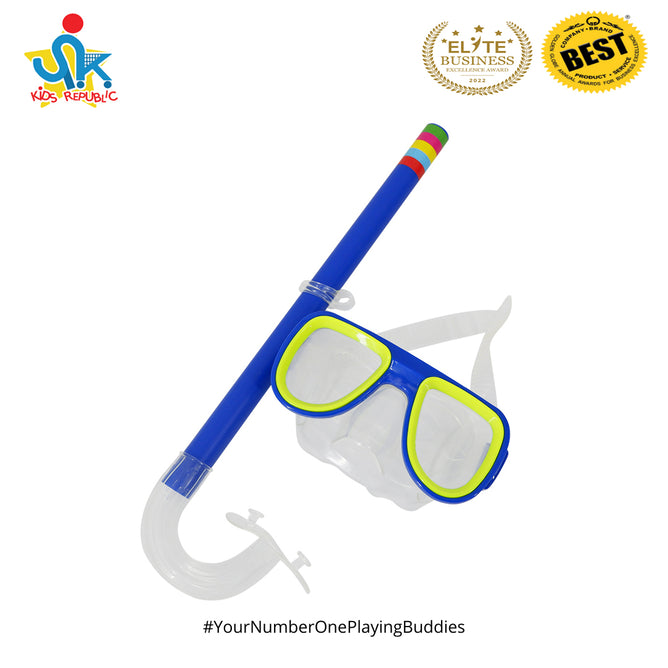 Kids Diving Goggles Mask Adjustable Snorkeling Gear Set for Outdoor Swimming