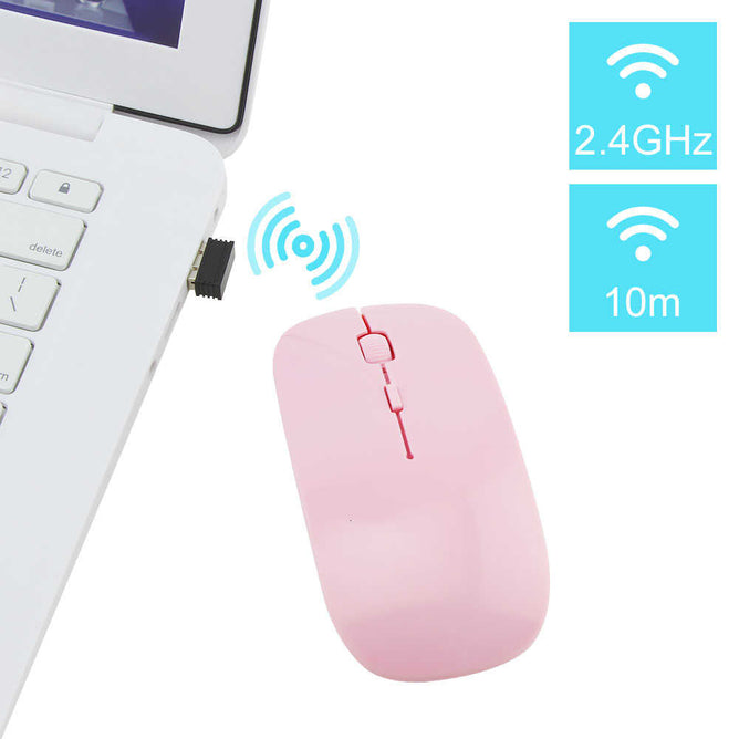 AJIUYU Wireless Mouse Computer Bluetooth mouse Silent Rechargeable Optical