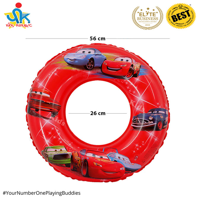 22 Inches Inflatable Cartoon Character Swim Ring Floater for Kids Boys and Girls