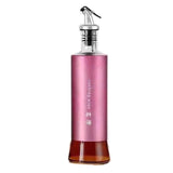 300ml Bottle Glass Soy Sauce Vinegar and Oil Dispenser Stainless Steel Cruet Cooking Wine Leakproof