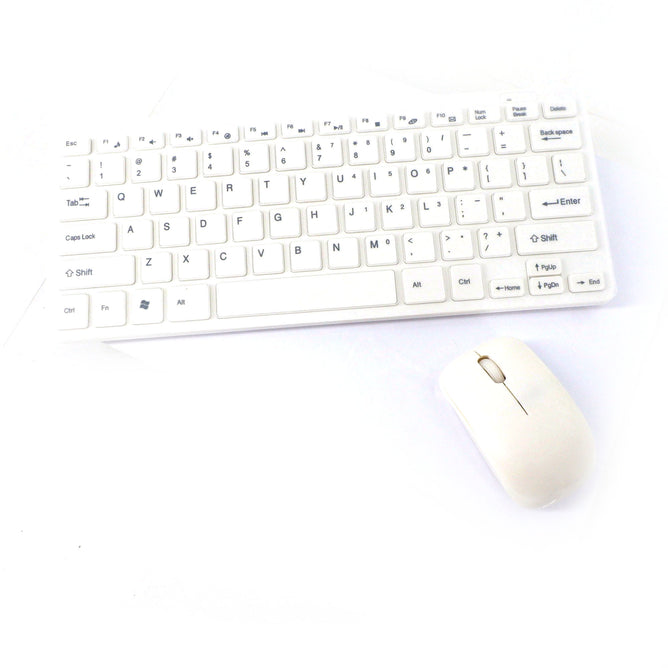 2.4GHz Wireless Mini Keyboard and Mouse Combo with Free Mouse Pad