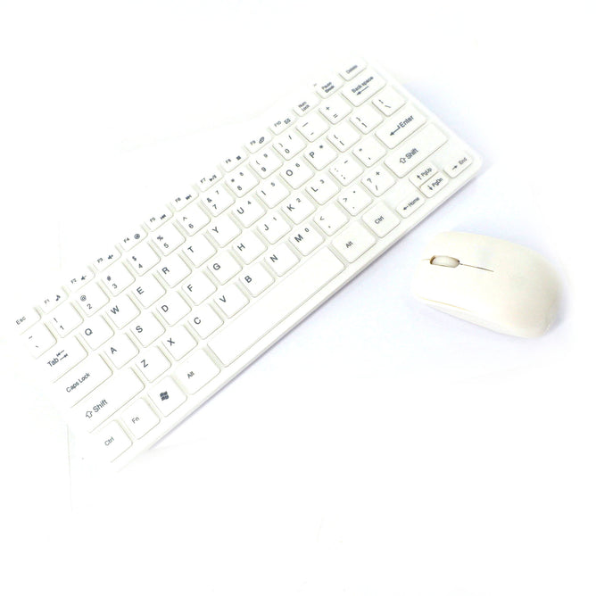 2.4GHz Wireless Mini Keyboard and Mouse Combo with Free Mouse Pad