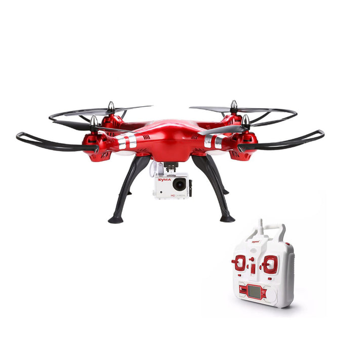 Syma X8HG Headless Mode 2.4G 4CH 6Axis Remote Control Quadcopter (Red)