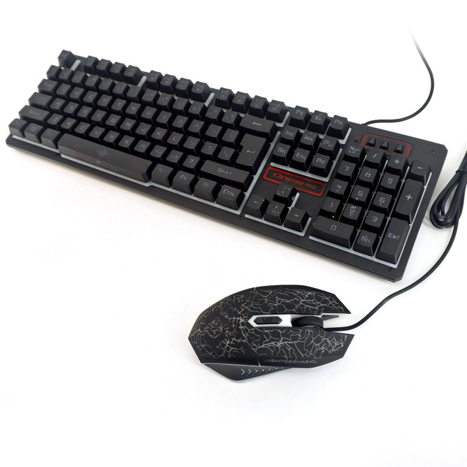 K13 Wired USB Gaming Keyboard and Mouse Combo with Back-light