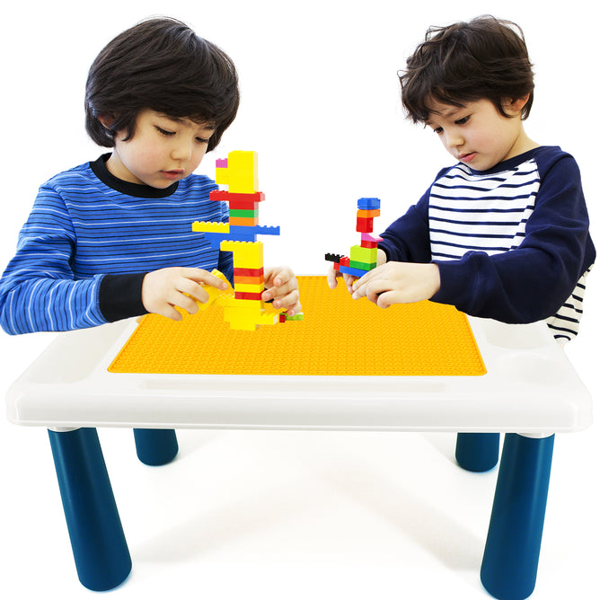 Creative Lego Blocks with Multi-purpose Table Playset