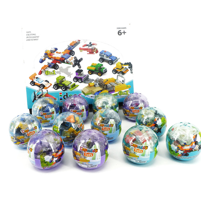 Set of 12 6 in1 Building Blocks