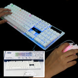 AOC KM100 Luminous Wired Keyboard and Mouse Set