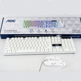 AOC KM100 Luminous Wired Keyboard and Mouse Set