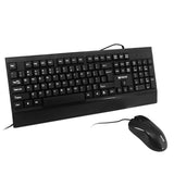 Mixie X2000 Business Experts Wired Keyboard and Mouse Set