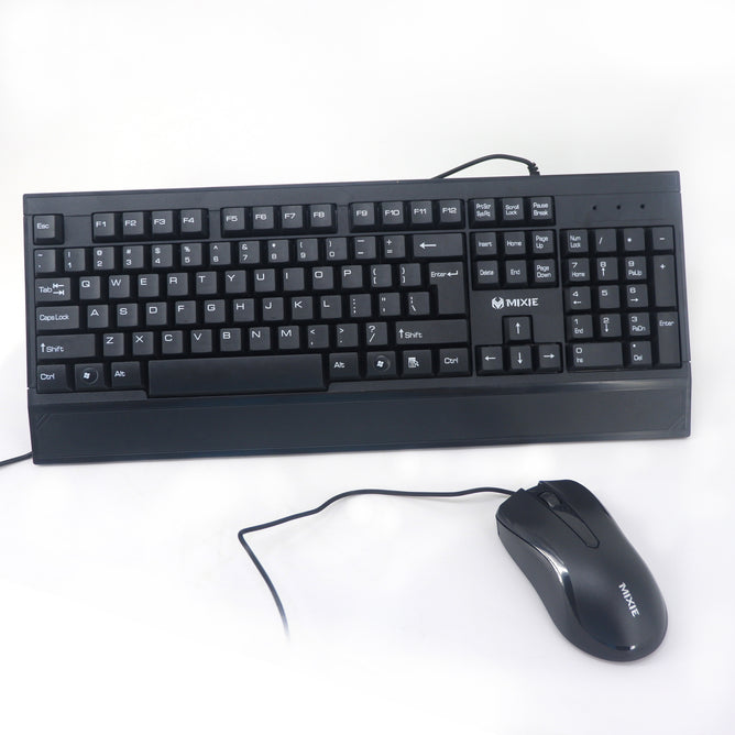 Mixie X2000 Business Experts Wired Keyboard and Mouse Set