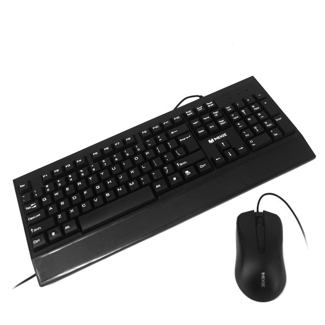 Mixie X2000 Business Experts Wired Keyboard and Mouse Set