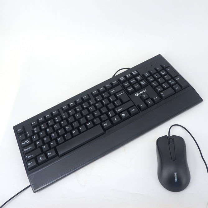 Mixie X2000 Business Experts Wired Keyboard and Mouse Set