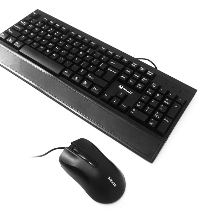 Mixie X2000 Business Experts Wired Keyboard and Mouse Set