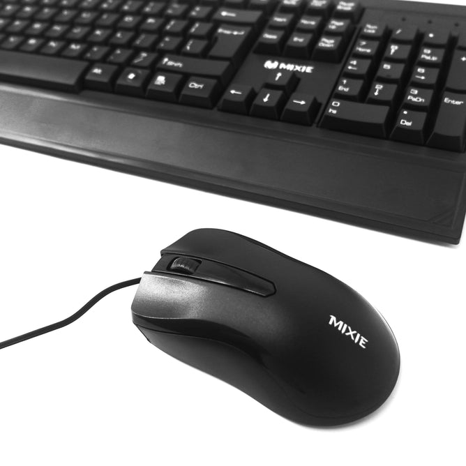 Mixie X2000 Business Experts Wired Keyboard and Mouse Set