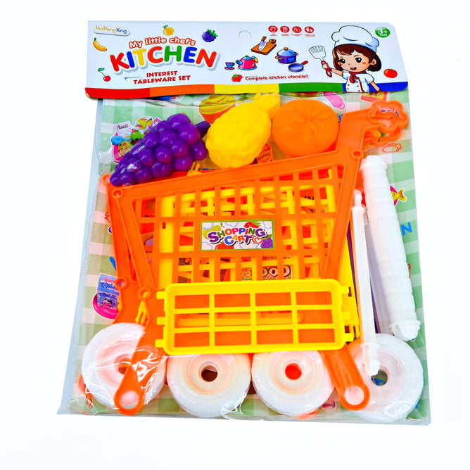 7705-5 Fruits Shopping Push Cart