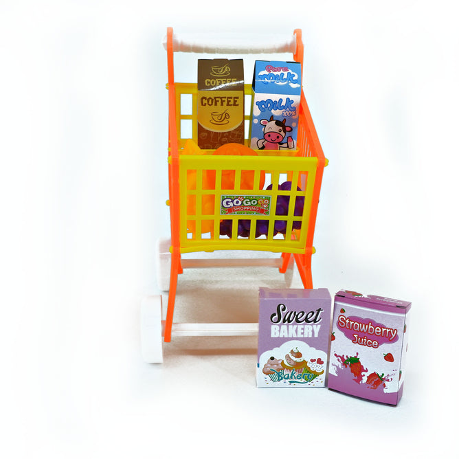 7705-5 Fruits Shopping Push Cart