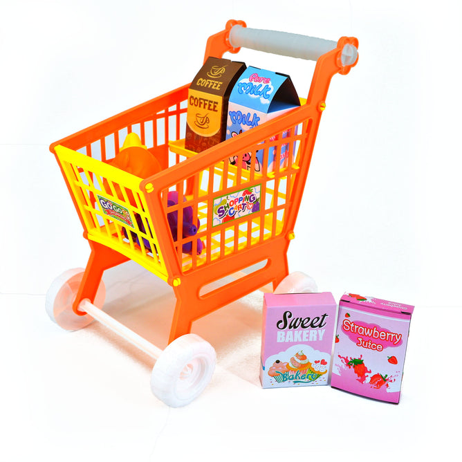 7705-5 Fruits Shopping Push Cart