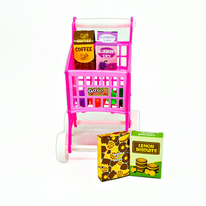 7705-5 Vegetable Shopping Push Cart