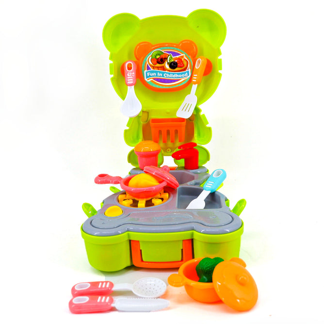 L666-42 Frog Kitchen Playset Pet Backpack