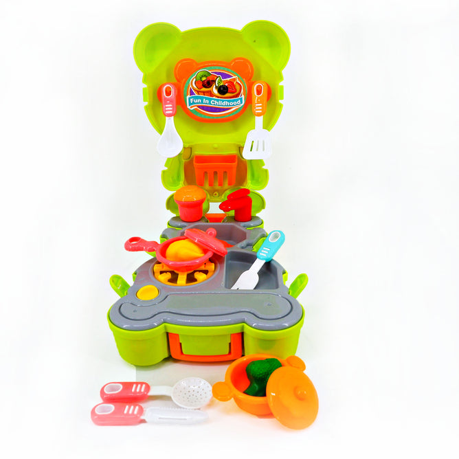 L666-42 Frog Kitchen Playset Pet Backpack