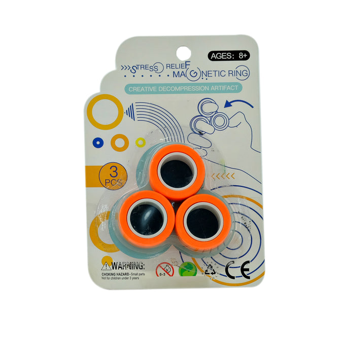 SRMR Stress Relief Magnetic Bracelet Ring Toy