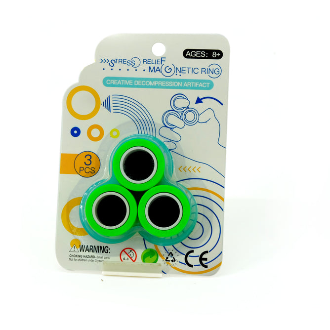 SRMR Stress Relief Magnetic Bracelet Ring Toy