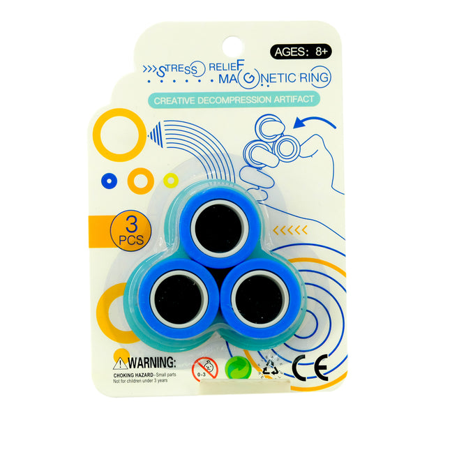 SRMR Stress Relief Magnetic Bracelet Ring Toy