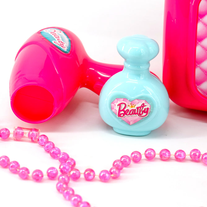 008-963 2 in 1 Beauty Make-Up Playset Toy Backpack - Pretend Play