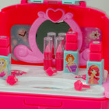 008-963 2 in 1 Beauty Make-Up Playset Toy Backpack - Pretend Play