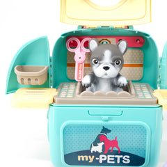 008-967-1 The Pet Set Grooming Care Toy Backpack - Pretend Play