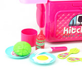008-961 2 in 1 Kitchen Playset Toy Backpack - Pretend Play