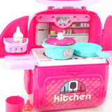 008-961 2 in 1 Kitchen Playset Toy Backpack - Pretend Play