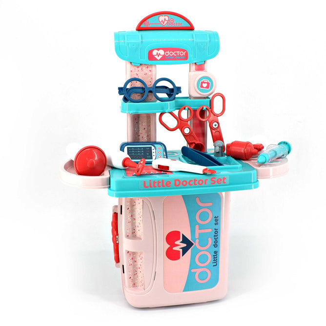 008-975 3 in 1 Little Doctor Medical Kit Playset - Pretend Play